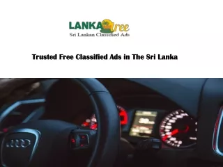 Trusted Free Classified Ads in The Sri Lanka - www.lankatree.lk