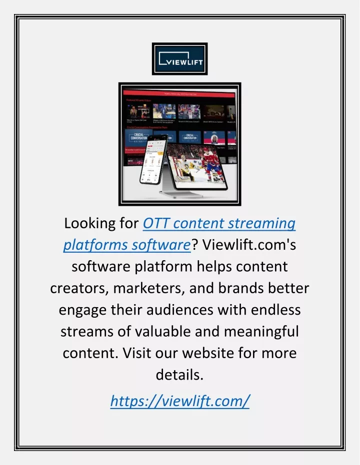 looking for ott content streaming platforms