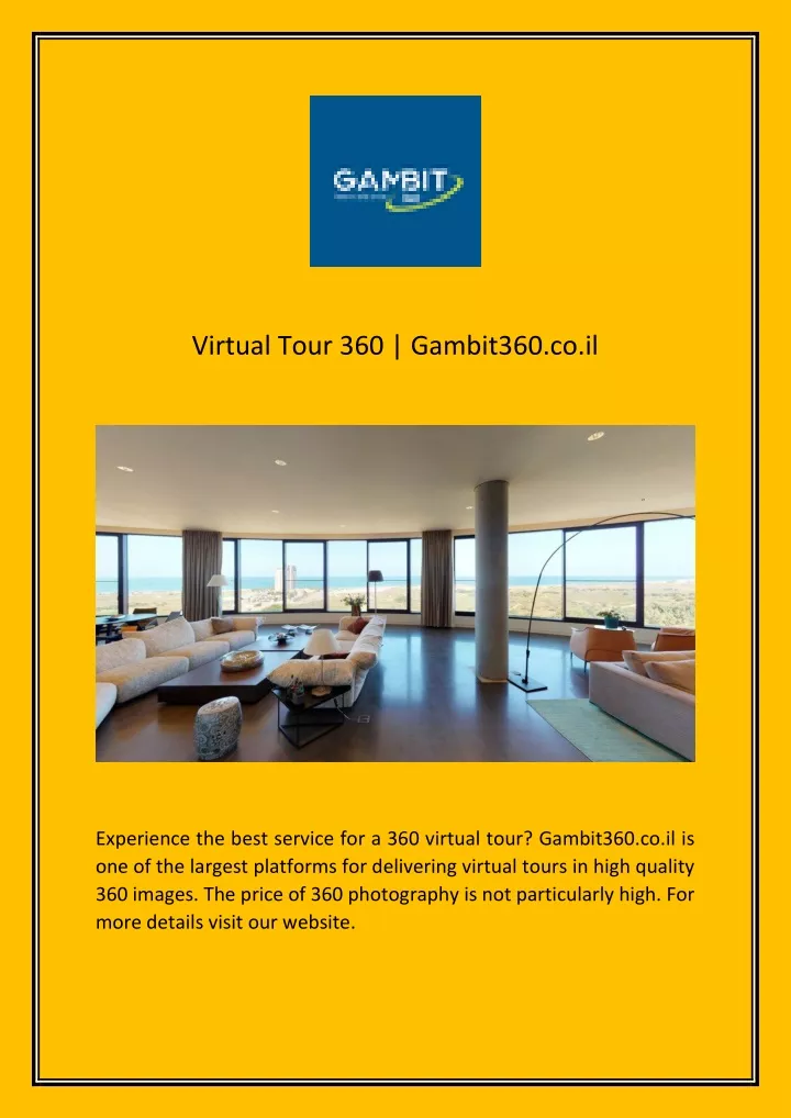 virtual tour 360 gambit360 co il