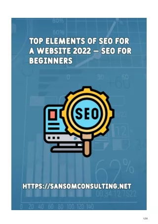 Top Elements of SEO for a website 2022 – SEO for beginners