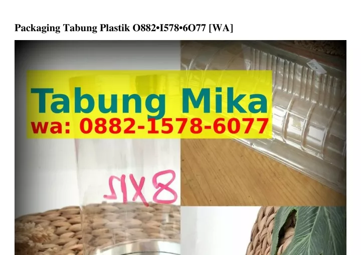 packaging tabung plastik o882 i578 6o77 wa