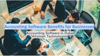 Accounting Software Benefits for Businesses