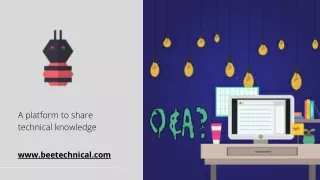 a platform to share technical knowledge