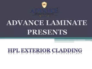 HPL Wall Cladding at Best Price in India- Advance Laminate