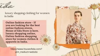 luxury shopping clothing for women | House of eda