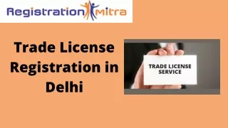 Trade License Registration in Delhi