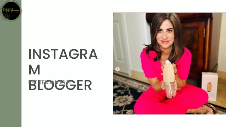 instagram blogger