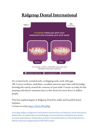 ridgetop dental international