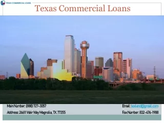 Fast Commercial loan in Magnolia Texas