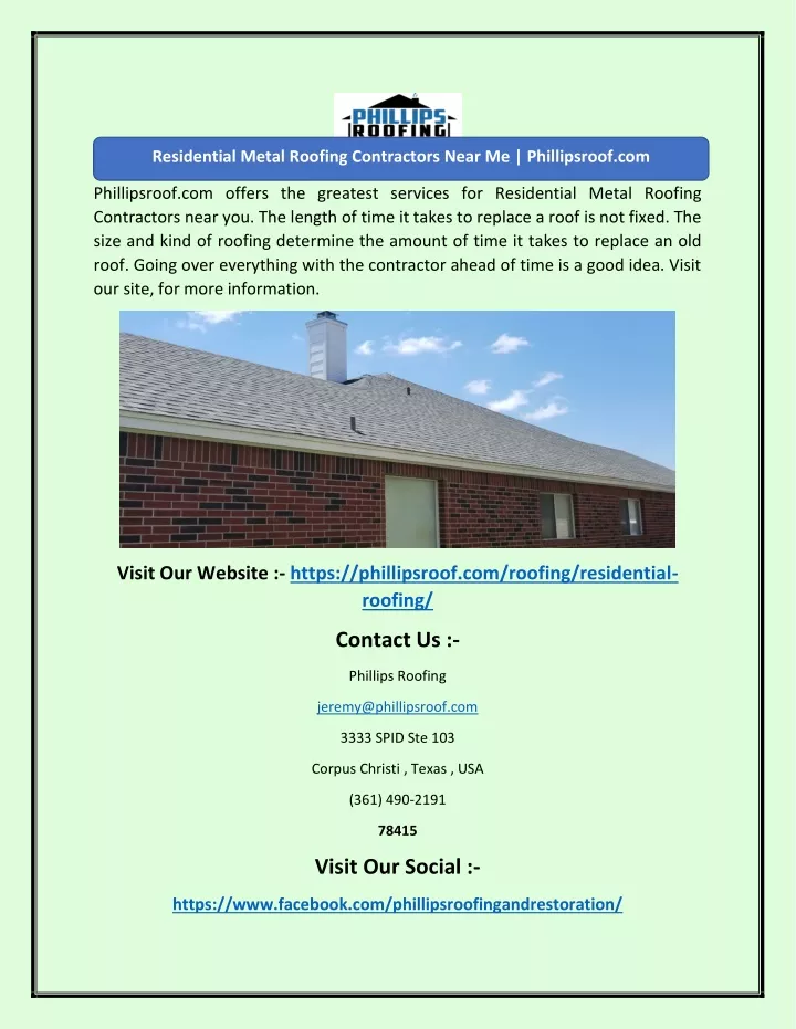 residential metal roofing contractors near