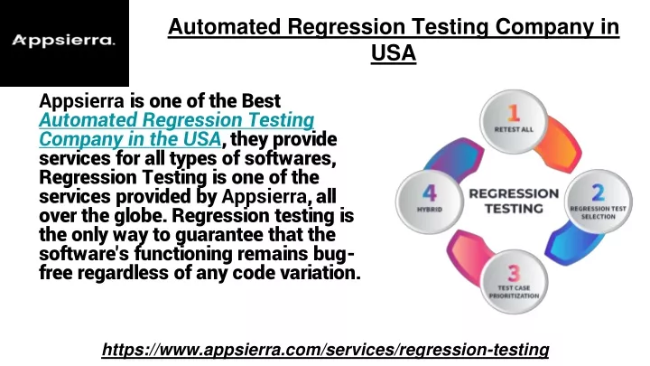 automated regression testing company in usa