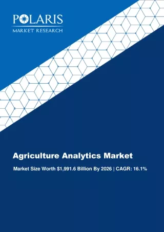 agriculture analytics market