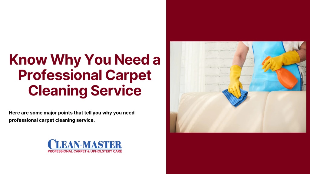 PPT - Know Why You Need a Professional Carpet Cleaning Service ...