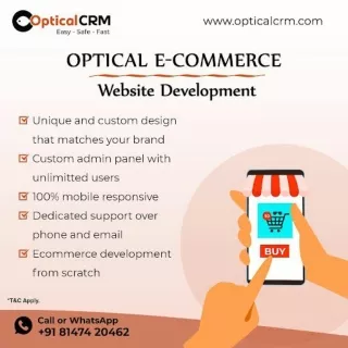 Optical E-Commerce Website Development | Optical CRM