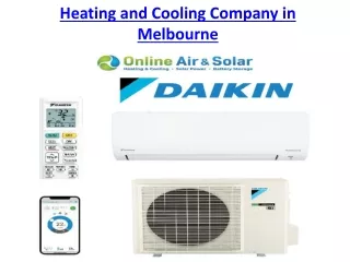 Heating and Cooling Company in Melbourne