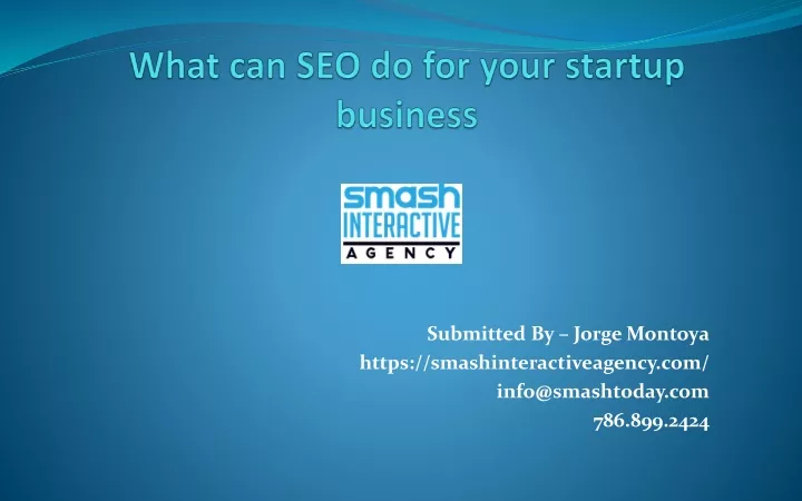 what can seo do for your startup business