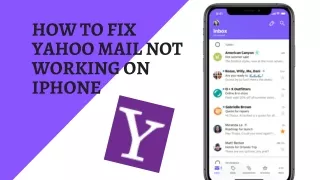 how to fix yahoo mail not working on iphone