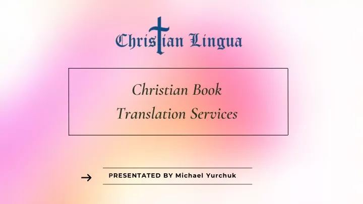 christian book translation services