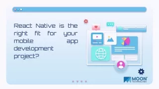 react native is the right fit mobile development