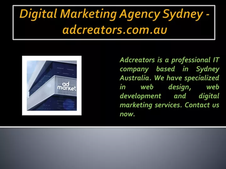 digital marketing agency sydney adcreators com au