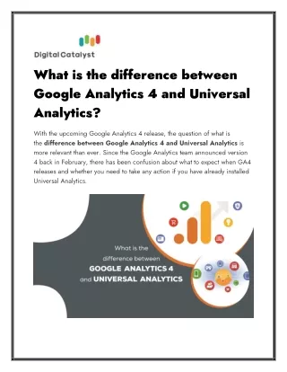 What is the difference between Google Analytics 4 and Universal Analytics