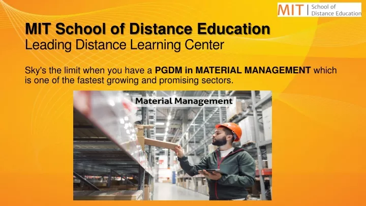 mit school of distance education leading distance