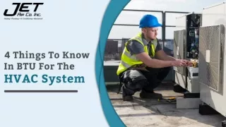 4 Things To Know In BTU For The HVAC System