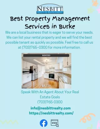 Best Property Management Services in Burke