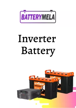 Grab best Inverter Battery in Lavale at a reasonable fare | Batterymela