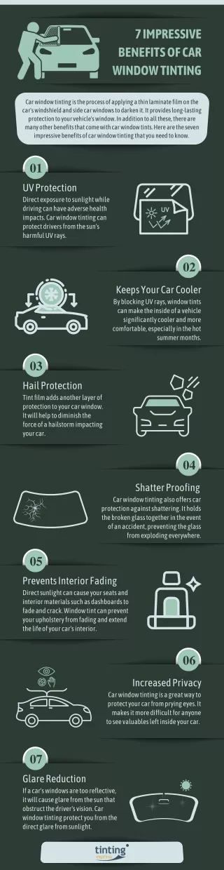 7 Impressive Benefits of Car Window Tinting
