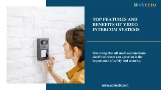 Top Features and Benefits of Video Intercom Systems
