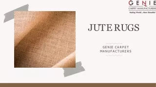 Jute Rugs / Jute Products / Jute Rug Manufacturer Exporter India