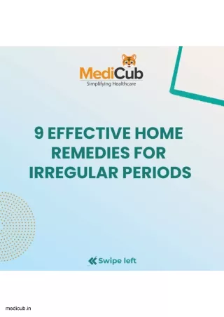 Effective Home remedies for irregular period