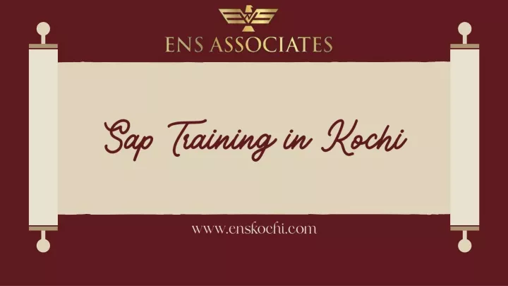 sap training in kochi