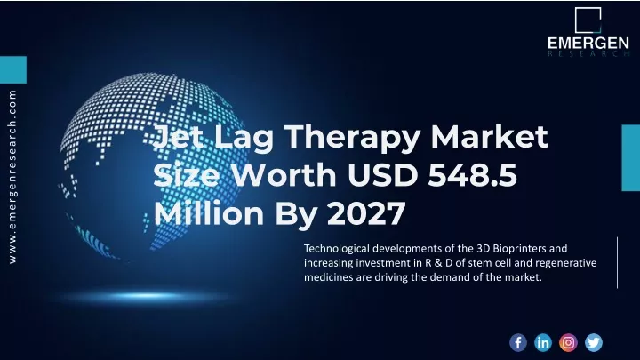 jet lag therapy market size worth