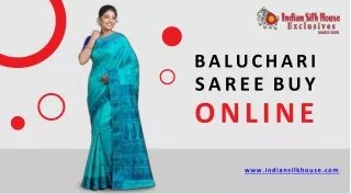 Want to buy a baluchari saree online?- Visit the Indian Silk House