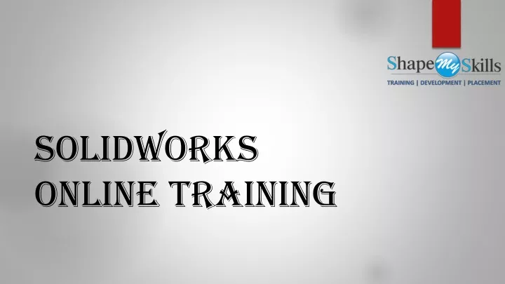 solidworks online training
