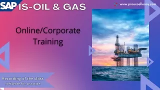 SAP's IS-Oil Online Training By Real-Time Consultant