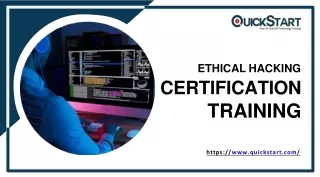 Get the best ethical hacking certification training at QuickStart