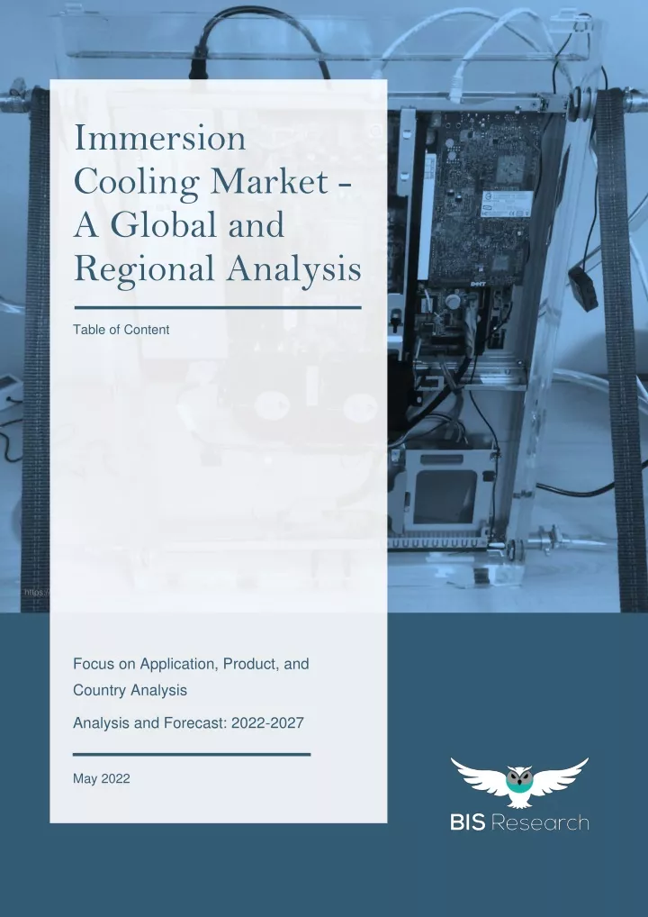 immersion cooling market a global and regional