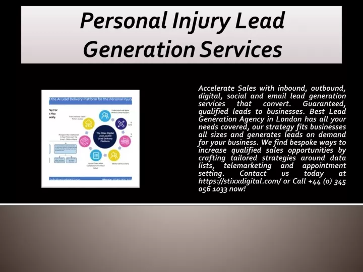 personal injury lead generation services