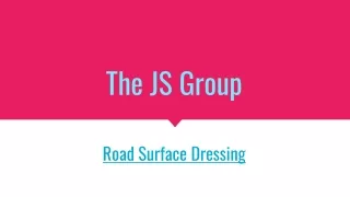 Car Park Surface Dressing-------thejsgroup