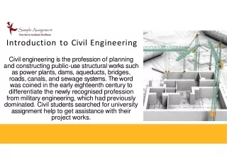 Introduction to Civil Engineering