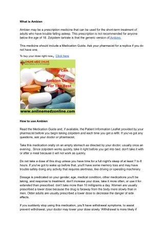 what is ambien