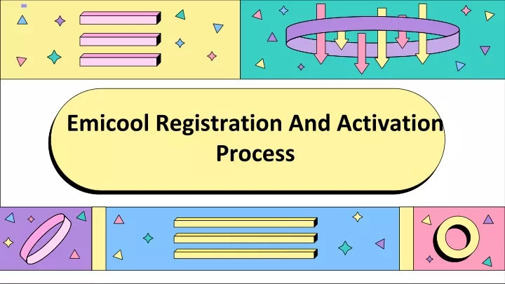 emicool registration and activation process