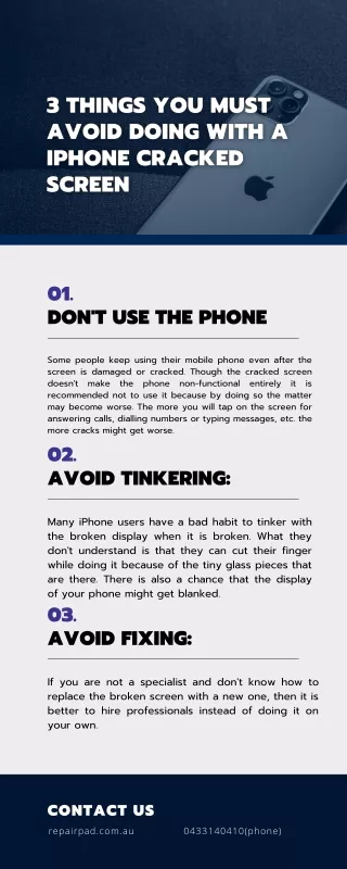 3 Things You Must Avoid Doing With A iPhone Cracked Screen