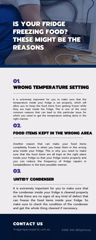 Is Your Fridge Freezing Food These Might Be The Reasons