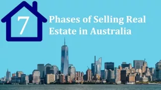 7 Phases of Selling Real Estate in Australia