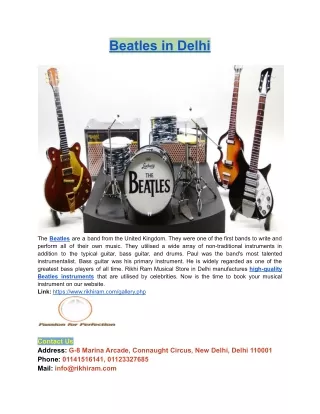 beatles in delhi