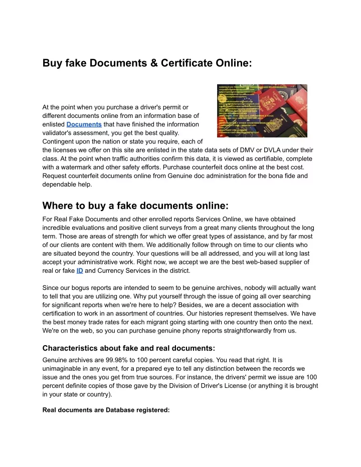 buy fake documents certificate online